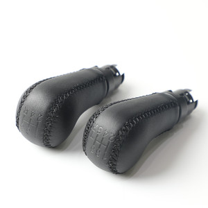 Pommeau de levier de vitesse en cuir, 5 ou 6 vitesses, ergonomique, pour Volvo S60 S80 V70 XC70 - Product Image 3