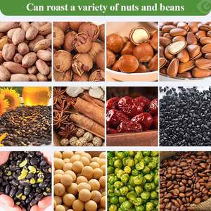 Machine de torréfaction rotative à gaz et électrique pour graines de melon, piments, sésame épicé, amandes, pois chiches et cacahuètes - Product Image 6