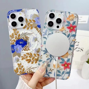 Cao minh bạch hoa trường hợp điện thoại bốn góc chống mùa thu bốn bên mặt trời đánh dấu 2.0 độ dày PCT PU hai mặt IMD lớp phủ - Product Image 2