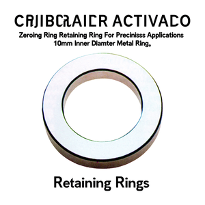 Anneau de centrage pour applications de précision, anneau métallique de 10 mm de diamètre intérieur - Product Image 2