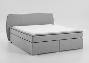Lit à <span class=keywords><strong>sommier</strong></span> européen de luxe 3-en-1 (base/matelas/métal) – Personnalisable, OEM, Fournisseur en gros unique pour les détaillants de meubles - Product Image 2