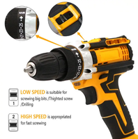 Perceuse à percussion électrique portable sans fil 24V, couple max. 25 Nm, visseuse manuelle, batterie rechargeable, moteur à balais, DIY, OEM, mandrin 1/2 pouce