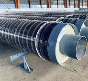 Tubo in Acciaio Preisolato Moderno per Impianti a Vapore DN20-1000mm, Tubo su Tubo ad Alta Temperatura per Sistemi di Caldaie - Product Image 1