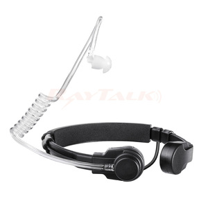 El Micrófono de Contacto se Sujeta al Cuello Debajo de la Laringe y se Conecta al Micrófono del Walkie-Talkie Kenwood - Product Image 2