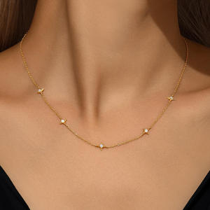 Factory Price Wholesale Gold Plated Zircon Jewelry <b>Set</b> Women Engagement Trendy Earrings Rings Necklace <b>Bracelet</b> Luxury - Product Image 1