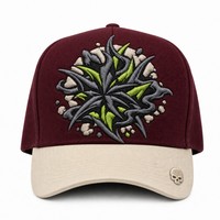 Casquette de baseball personnalisée avec broderie Old English, 5 panneaux, visière incurvée, style Dad Hat, streetwear urbain West Coast, vente en gros, faible MOQ