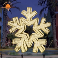 Kommerzielle 3ft 4ft 5ft 6ft 8ft 3D große LED Weihnachts stern Outdoor-Dekoration