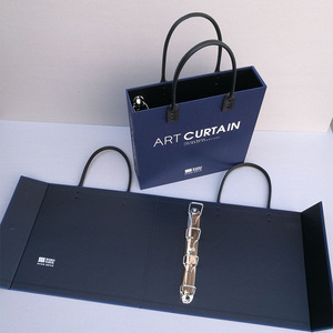 Livre d'échantillons personnalisé avec logo, <span class=keywords><strong>classeur</strong></span> professionnel pour échantillons de carrelage, bois et tissus de rideaux - Product Image 3