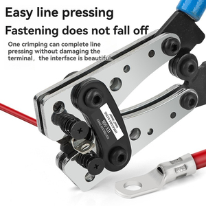 Wzoodq HX-50B Uốn Tóc bồng Kìm cắt cáp Hướng dẫn sử dụng lạnh nhấn thiết bị đầu cuối Kìm cho đồng nhôm Mũi kết nối sản phẩm - Product Image 4