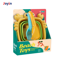 3PCS Seau de Sable Jouet avec Pelle et Râteau Licorne Fraise Crabe Thème pour Enfants Été Extérieur Plage Jouer Aventures