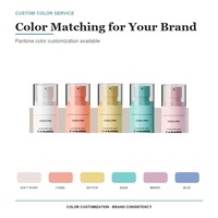Flacon pompe en PET avec pulvérisateur à brume fine et plate pour emballage cosmétique et soins de la peau 30ml 50ml 60ml 70ml 100ml 120ml