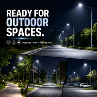 Lampadaire LED 60W 90W 120W pour éclairage extérieur sur poteau avec support de bras pour allée