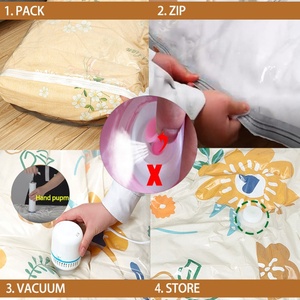 <span class=keywords><strong>Bolsas</strong></span> de Almacenamiento de Edredones Reutilizables que Ahorran Espacio, Bolsa Comprimida Enrollable <span class=keywords><strong>al</strong></span> Vacío, Sellador <span class=keywords><strong>al</strong></span> Vacío para <span class=keywords><strong>Ropa</strong></span> - Product Image 4