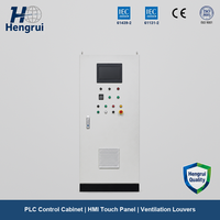 Armoire de commande programmable IEC 61131 avec logique de relais Modbus RTU, mesure d'énergie et double porte pour usine sidérurgique
