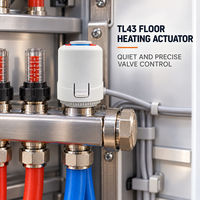 Système de contrôle intelligent programmable pour chauffage par le sol AC8300 TL43 AC9200 WiFi Tuya avec écran tactile pour chaudière électrique, à eau ou à gaz