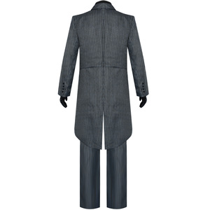 Costume de Cosplay pingouin pour hommes, costume complet à rayures noires, pour jeu de rôle, Anime - Product Image 3