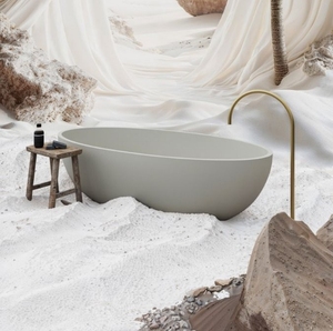 Baignoire en béton GFRC Vietnam de qualité supérieure, légère, résistante aux taches, imperméable, fournisseur en gros pour l'exportation - Product Image 1