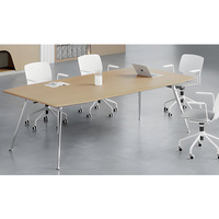Bureau en bois moderne grande conférence intelligente qualité conseil exécutif salle Tables bureau et chaises ensemble futuriste