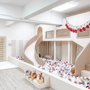 Luxury Durable Indoor Playground Soft Play Equipment Set for Kids Commercial Children's Playground with Ball Pool and Slide - Product Image 1