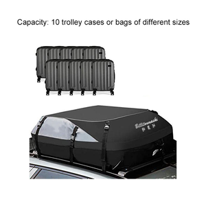 Sac de transport de toit en PVC imperméable pour le stockage extérieur, sac de transport de toit pour voyage, sac de transport de toit pour le transport de marchandises - Product Image 5