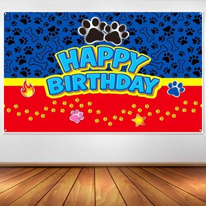 Fondo de feliz cumpleaños con estrellas rojas y naranjas, fondo para fotografí<span class=keywords><strong>a</strong></span>, decoraciones para fiesta de cumpleaños con temática de cómics para niños, cartel personalizable - Product Image 3