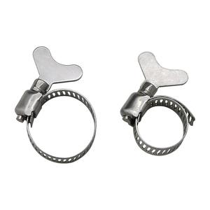 Có Thể Điều Chỉnh Thép Không Gỉ Với Xử Lý Ống Kẹp Buộc Linh Hoạt Ống <span class=keywords><strong>Clip</strong></span> Trọng Lượng Nhẹ Ngón Tay Cái Vít Ống Kẹp - Product Image 1