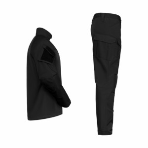 Fronter A5 siyah kamuflaj savaş gömlek ve pantolon setleri su itici ile dayanıklı üniforma eğitim takım elbise - Product Image 6