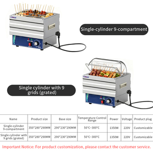 Housse anti-poussière, brochettes pour fondue épicée, nourriture de rue et machine spéciale pour oden (ragoût japonais). - Product Image 4