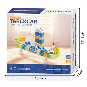 2026 Kids Hot Sale Educational DIY Electric Levitation <strong>Magnet</strong> Track Toy 124 Pieces <strong>Magnet</strong> Gear <strong>Train</strong> Track Toy - Product Image 6