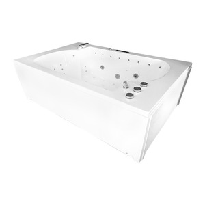 Bañera de Hidromasaje Moderna Independiente para Uso Familiar, Bañera de Hidromasaje con Masaje <span class=keywords><strong>Corporal</strong></span> Completo, Bañera de Hidromasaje con LED - Product Image 6