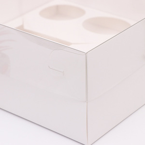 Sản phẩm mới Ins phổ biến Bento 5 cupcake hộp giấy với cửa sổ rõ ràng - Product Image 3