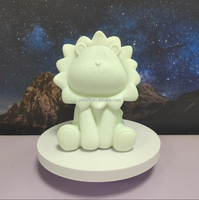 Nouvelle Décoration de Noël Faite à la Main, Peinte à la Main, Créative, en Résine, Anime, Dessin Animé, Peinture Acrylique Coulée, Sculpture, Figurines Mignonnes