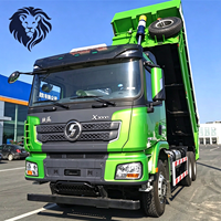 Camion benne Shacman X3000 6X4 à benne carrée, très populaire, conçu pour un transport haute performance, propulsé par un moteur haute performance