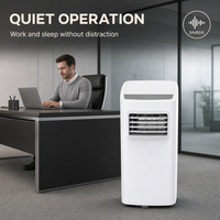 Climatiseur portable silencieux de 5000 BTU, refroidissement uniquement, avec télécommande, classe énergétique A, pour usage domestique