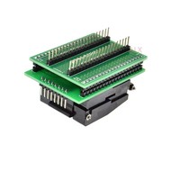 Adaptateur QFP44 LQFP44 TQFP44 vers DIP40 pour test et gravure de puces IC, compatible ATMEGA16A-AU ATMEGA32A-AU ATMEGA16, avec programmeur de socket AVR
