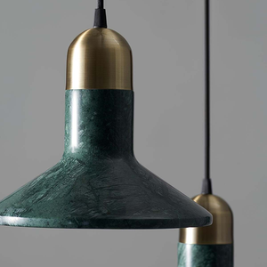 Lampada a Sospensione Postmoderna a Forma di <span class=keywords><strong>Granata</strong></span> in Marmo, Illuminazione a Soffitto a Lampadina Singola per Tavolo - Product Image 6