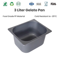 Boîte en plastique pour crème glacée en matériau PP de qualité alimentaire écologique pour un emballage alimentaire durable