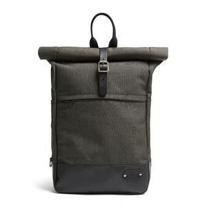 Échantillon gratuit : Sac à dos noir personnalisé pour femme, à enroulement, pour ordinateur portable, idéal pour les activités décontractées, sportives et en plein air - Product Image 1
