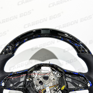 <span class=keywords><strong>พวงมาลัย</strong></span>คาร์บอนไฟเบอร์สีน้ำเงินแบบฟอร์จจากโรงงาน พร้อมไฟ LED สำหรับรถยนต์ Volkswagen MK8 MK7 MK6 Golf R GTI GTD GTE Polo Golf8 Golf7 - Product Image 5