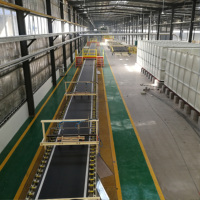 Machine automatique de stratification de noyau de pompe de PLC pour le panneau stratifié par PVC de panneau de gypse conception d'usine de panneau de plafond faisant des machines