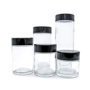 ขวดแก้วปากกว้างใส มีหลายขนาด: 200 มล., 250 มล., 300 มล., 500 มล., 700 มล. - ขวดเก็บและจ่ายของเหลว - Product Image 1