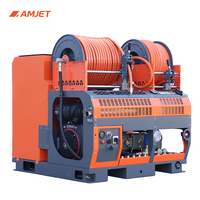 Nettoyeur de canalisations haute pression AMJET WS3040Ultra 300 bar 40 lpm, moteur essence 37 CV, haute pression pour le nettoyage des canalisations communautaires