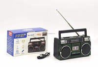 Radio portable ELETREE NS-7227S à énergie solaire FM AM SW 3 bandes avec Bluetooth, USB/carte TF, batterie rechargeable 18650, charge USB