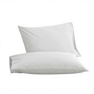 Taie d'oreiller de mise à la terre en coton biologique tricoté et brodé, lavable, en fibre d'argent pur, écologique, antistatique pour la maison et l'hôpital - Product Image 1