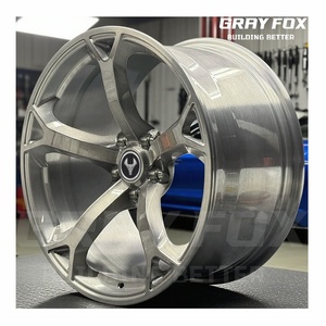Cerchi in Lega Forgiati GRAYFOX Spazzolati 5x120 5x114.3 da 17, 18, 19 Pollici per Auto Passeggeri, Compatibili con Nissan 350z Nismo V1, Infiniti Q50 - Product Image 3