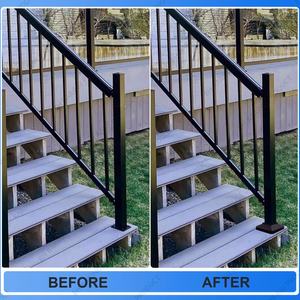 Cubiertas de Plástico PP para Base de Poste de Cerca, 2 Piezas, Cubierta Inferior de 2 Pulgadas, Ecológicas, Fáciles de Montar, Modelado 3D - Product Image 4