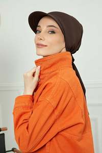 <span class=keywords><strong>Turbante</strong></span> instantáneo musulmán de ala ancha 95 de algodón, gorro, bufanda para la cabeza, gorro árabe islámico para mujer, <span class=keywords><strong>turbante</strong></span>, bufanda, sombrero - Product Image 3