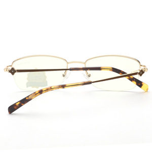 Gafas de miopía con montura metálica de medio aro para mujer Grey Jack, antiluz azul, puente medio, modelo 5130 - Product Image 5