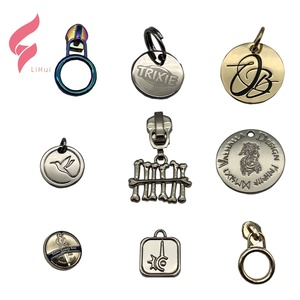 <span class=keywords><strong>Pendentif</strong></span> personnalisé haut de gamme avec logo de petite marque gravé, breloque en métal sur mesure, étiquettes de bijoux gravées avec logo de marque pour bijoux - Product Image 4