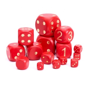 מותאם אישית 16mm עץ d6 קוביות תוססים דפוס חלולים מרובעים חלולים מרובעים חלולים מרובעים מגודל מותאם אישית - Product Image 3